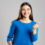 **

"A young woman wearing a modest and stylish outfit, smiling genuinely while interacting with her followers during a live stream on Facebook. Cheerful and welcoming atmosphere, professional lighting, focus on positive engagement, safe for work, appropriate content, fully clothed, professional, perfect anatomy, correct proportions, natural pose, well-formed hands, proper finger count, natural body proportions, high quality, bright and vibrant."

**